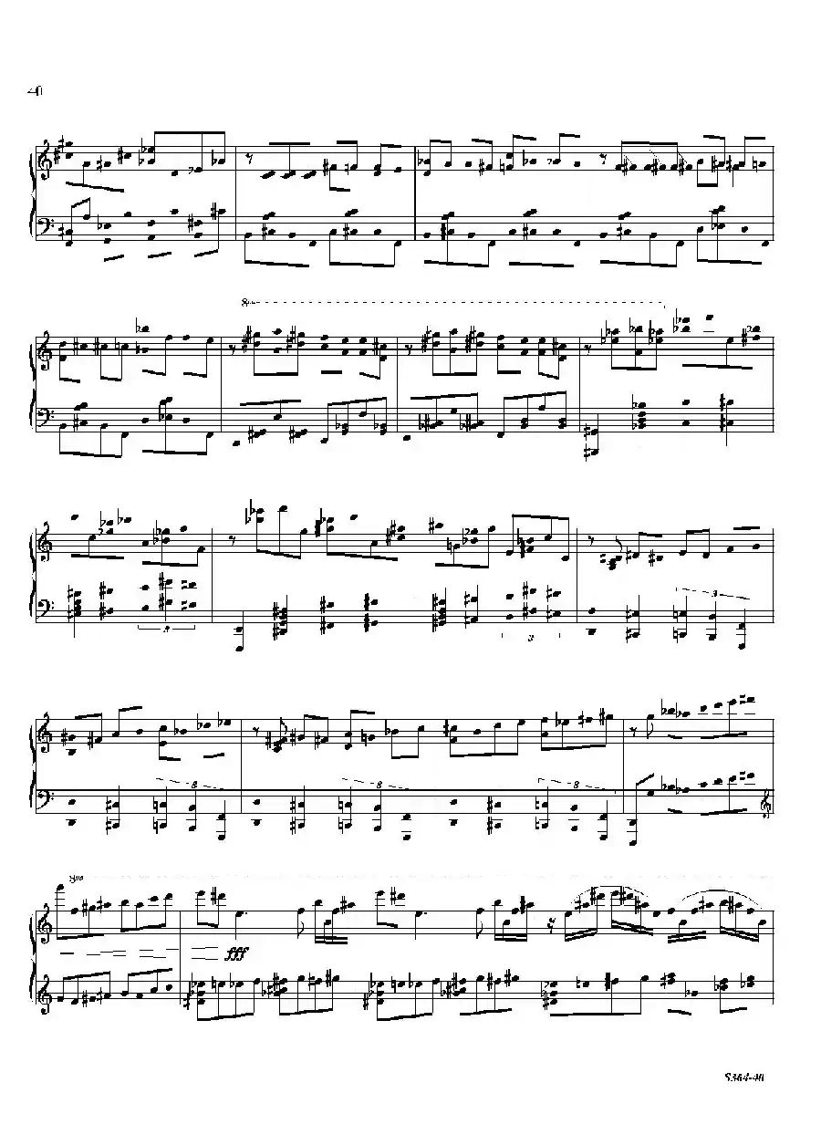 Piano Sonata No.8（第八钢琴奏鸣曲）（3）
