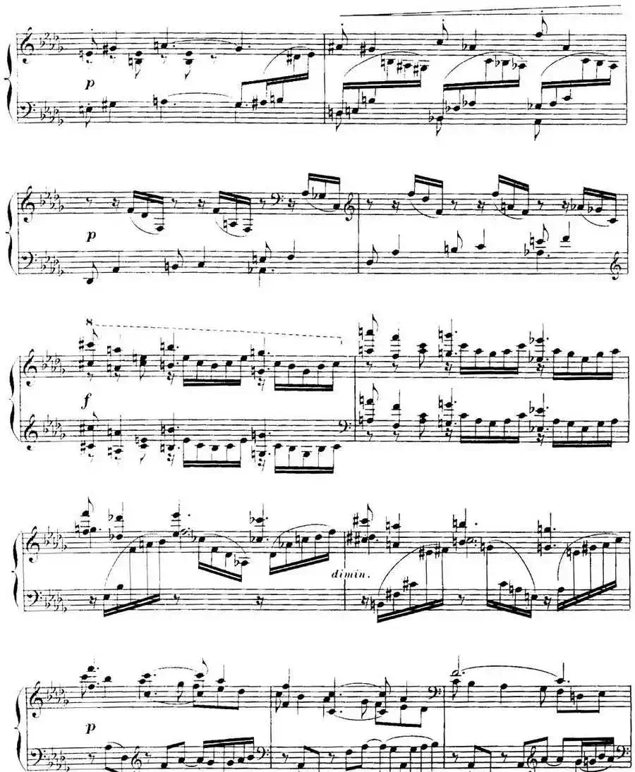 福雷13首船歌：Barcarolle No·8 in D-flat, Op·96