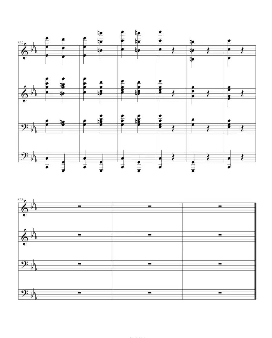 命运交响曲(四手联弹)