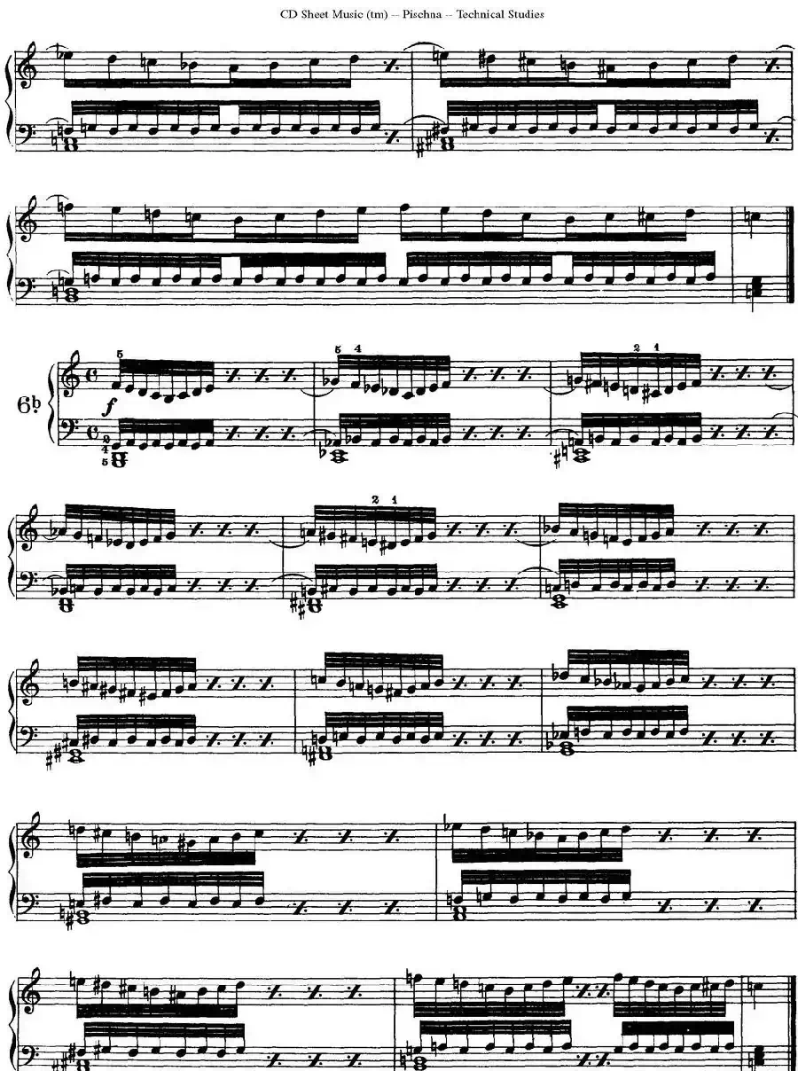 Technical Studies 60 Progressive Exercises （60首钢琴循序渐进练习曲 P11——20）