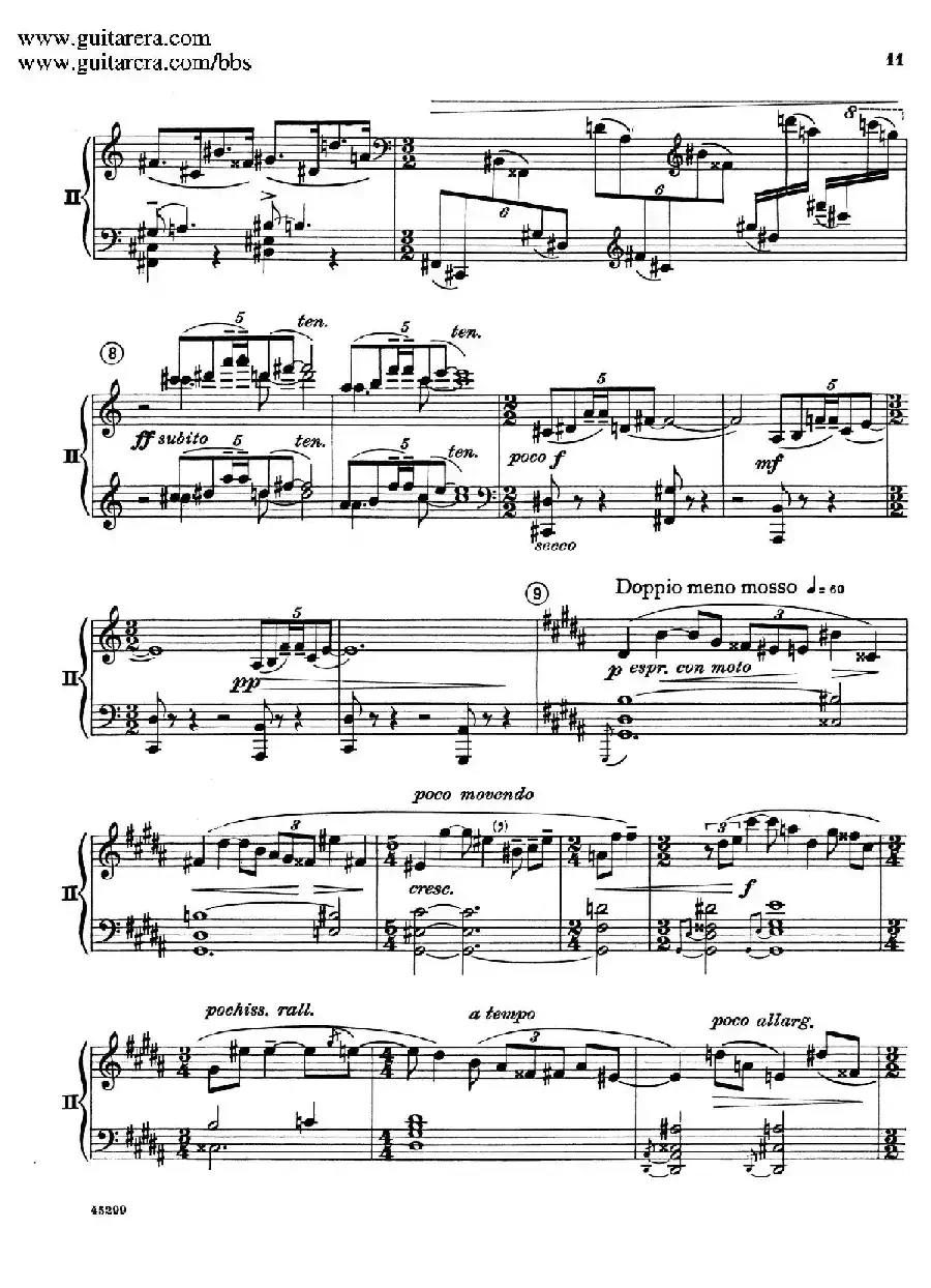 Piano Concerto Op.38（钢琴协奏曲·双钢琴·第一乐章）
