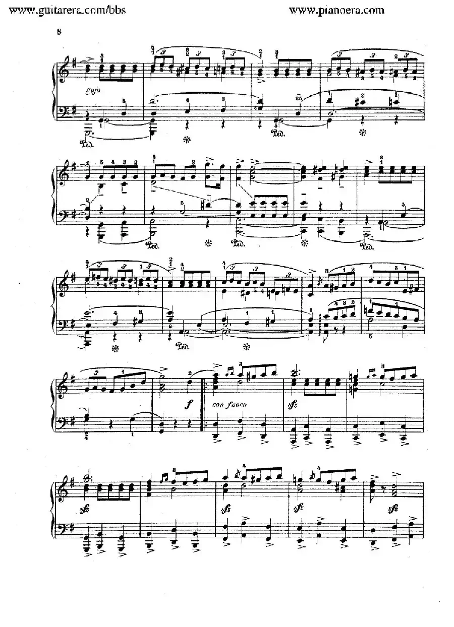 Spanish Dances Op.12（西班牙舞曲·钢琴独奏版）