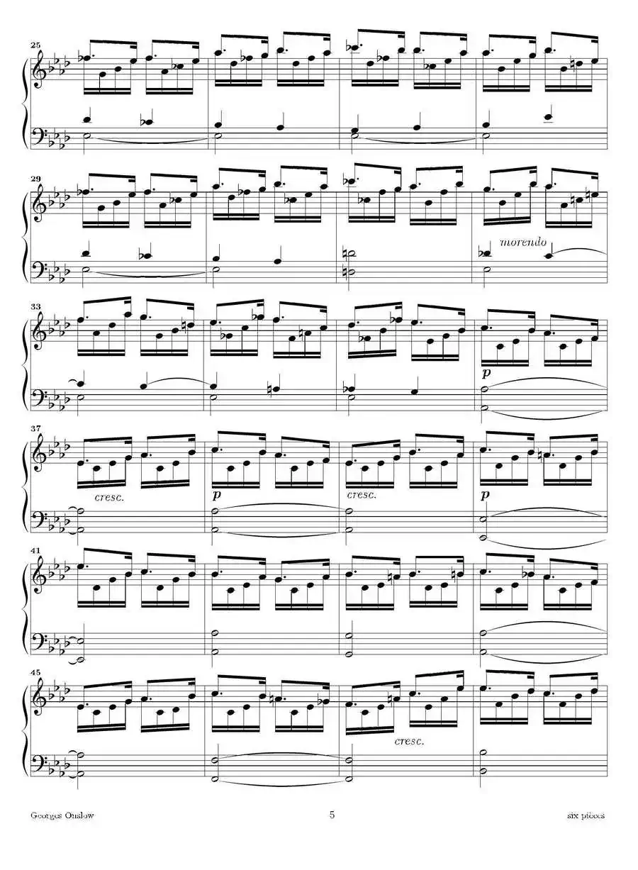 Six Pieces（6首钢琴小品·Ⅲ）