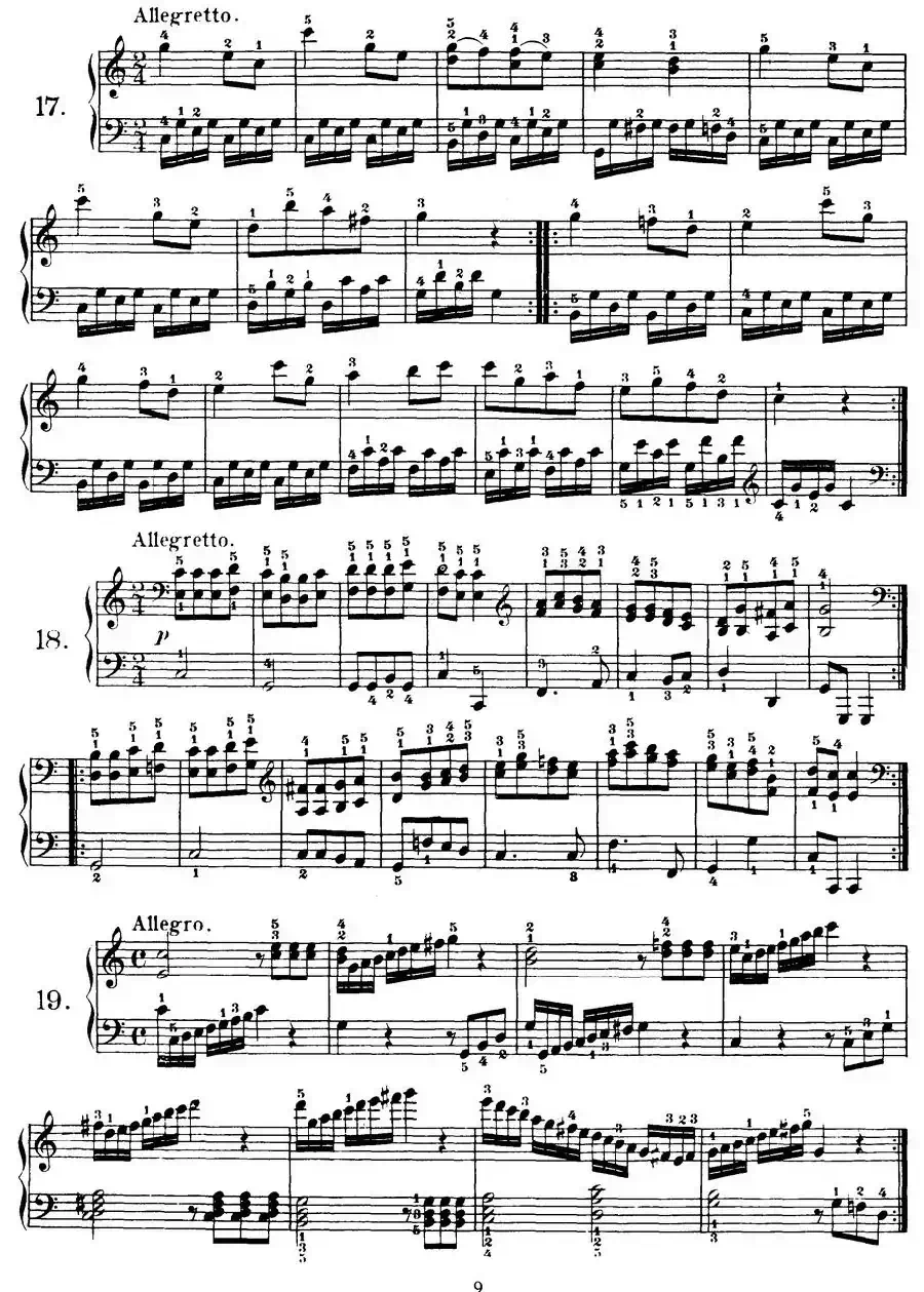 Czerny - 100 Progressive Studies Op.139 （1—21）