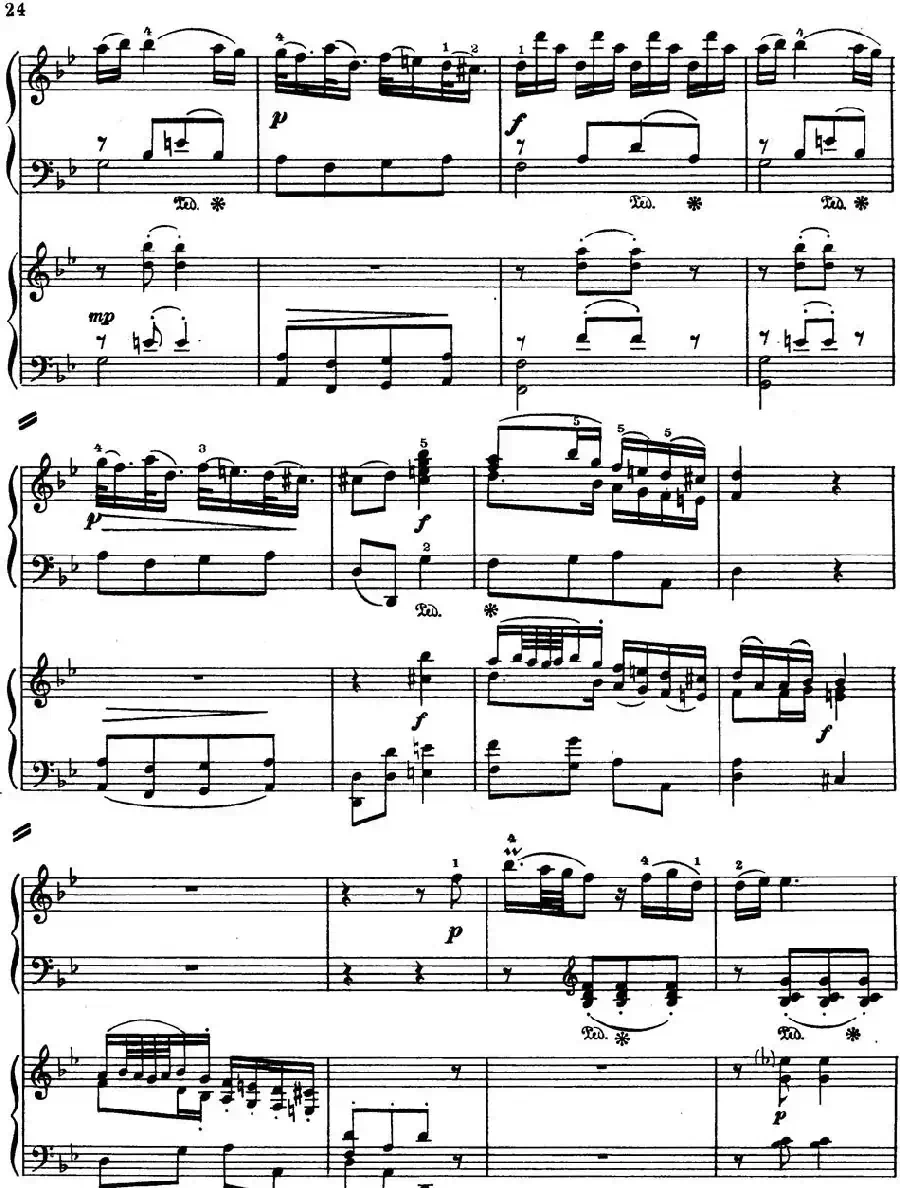 二十八部钢琴协奏曲 No.4