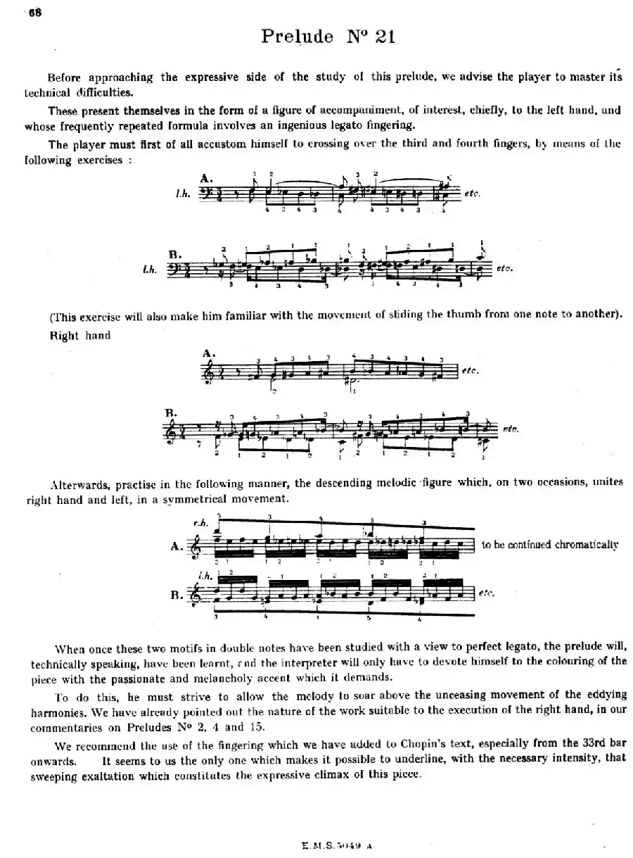 Preludes Op.28（24首前奏曲·21）