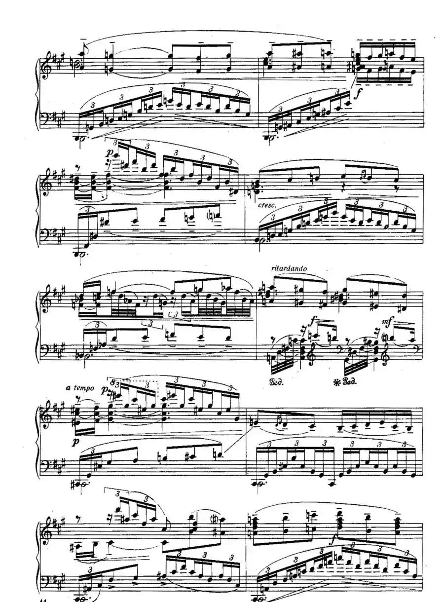 Six Préludes Exotiques Op·17（6首特色前奏曲·3）