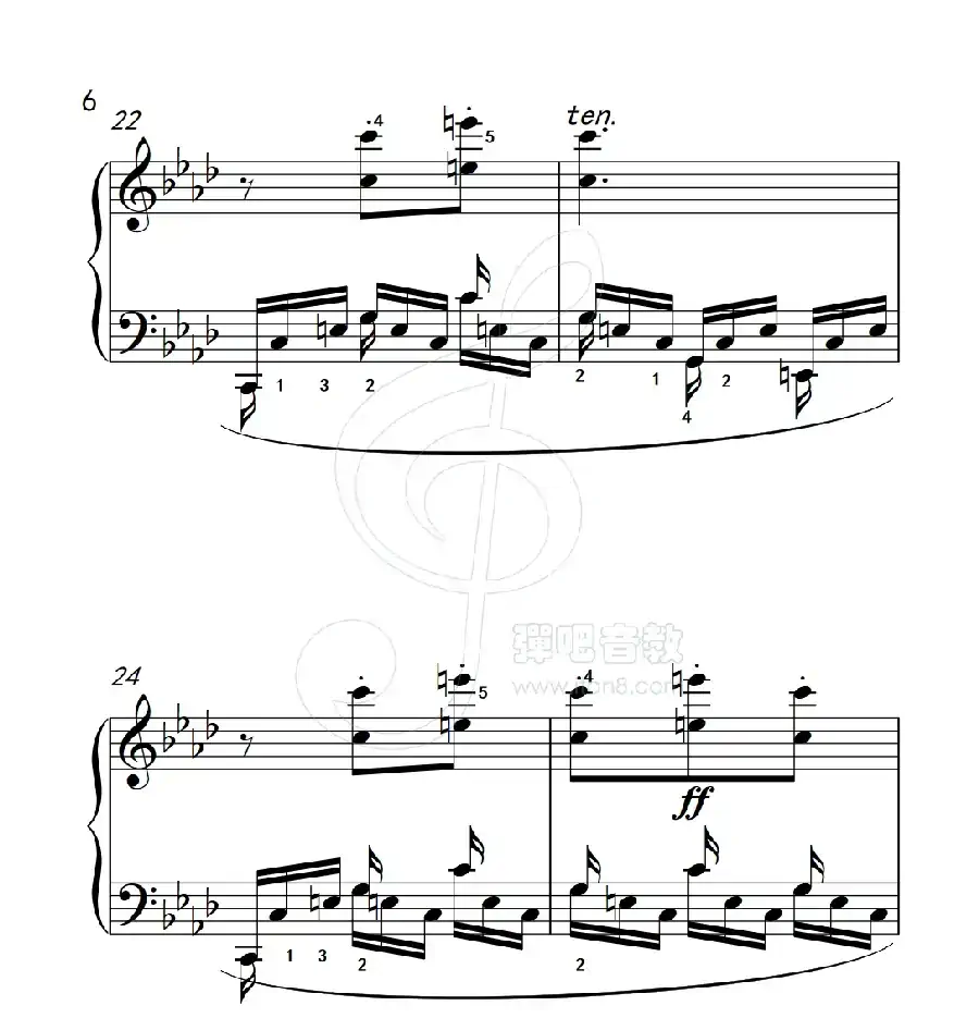 练习曲 57（克拉莫钢琴练习曲60首）