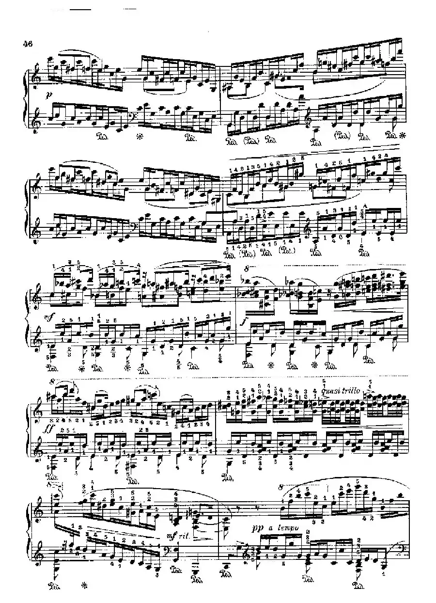 53首以肖邦练习曲为素材而作的练习曲（No.8）