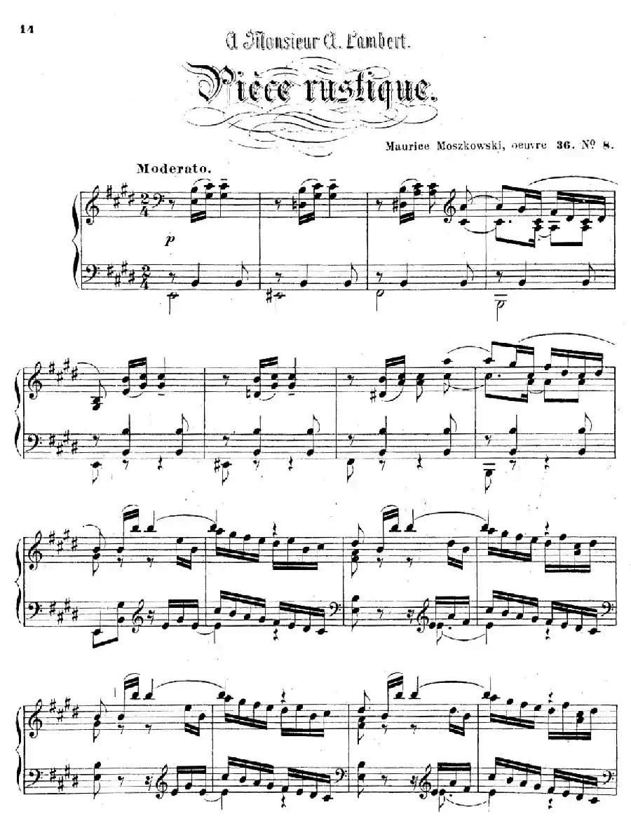 Characteristic Pieces Op.36（8首个性小品·8）