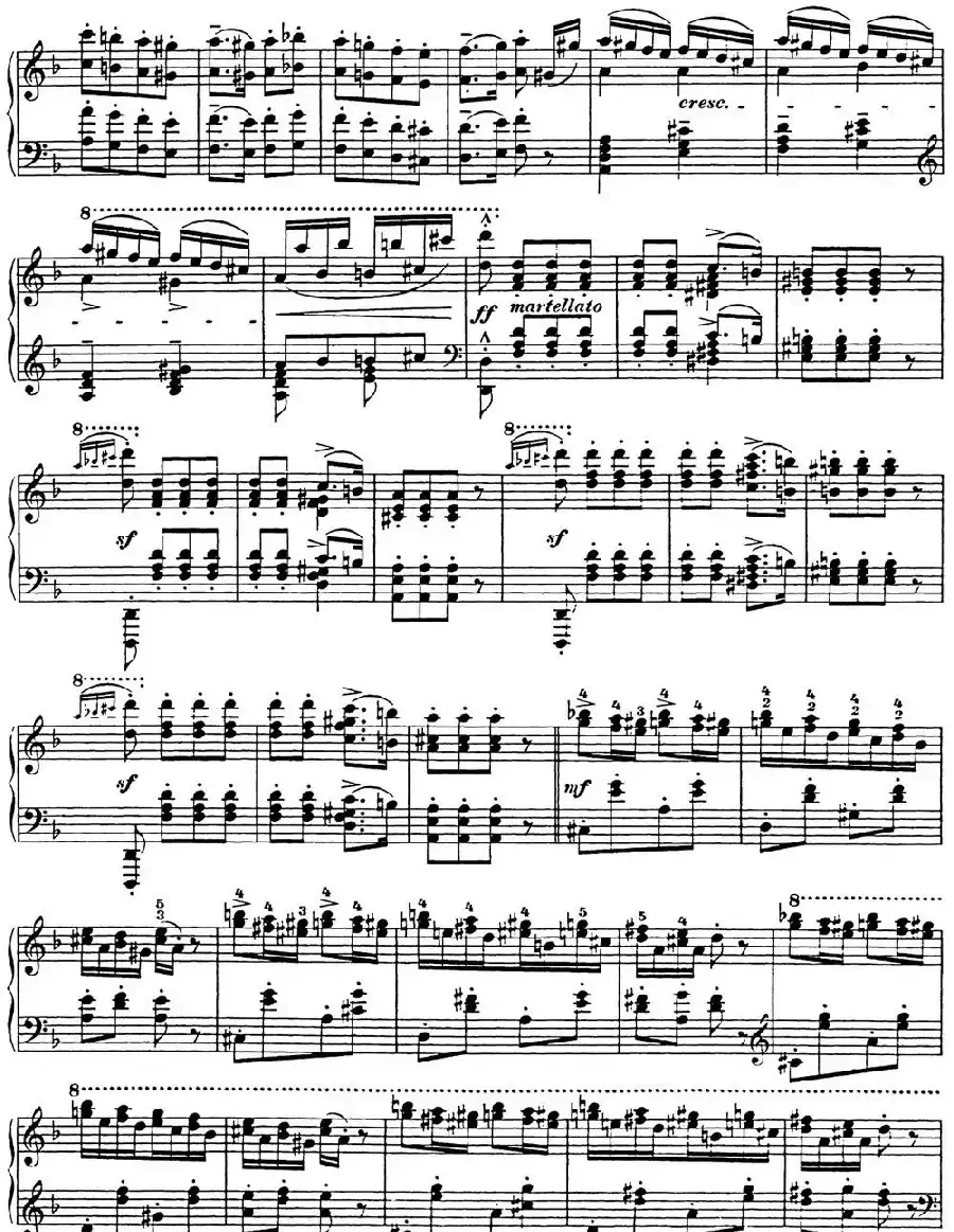 李斯特 匈牙利狂想曲 Hungarian Rhapsodies S.244 No.7