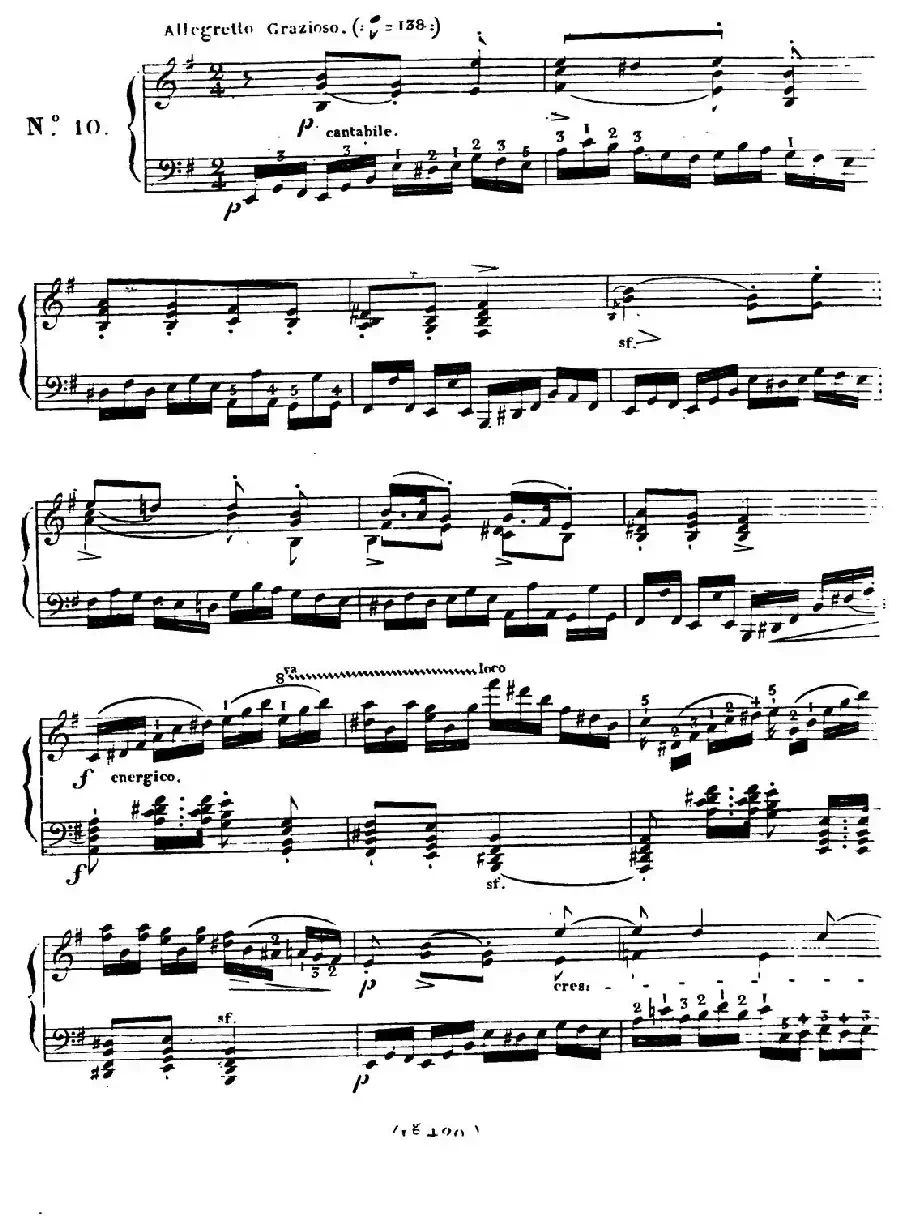 24 Exercices et Preludes Op.21（24首前奏练习曲·10）