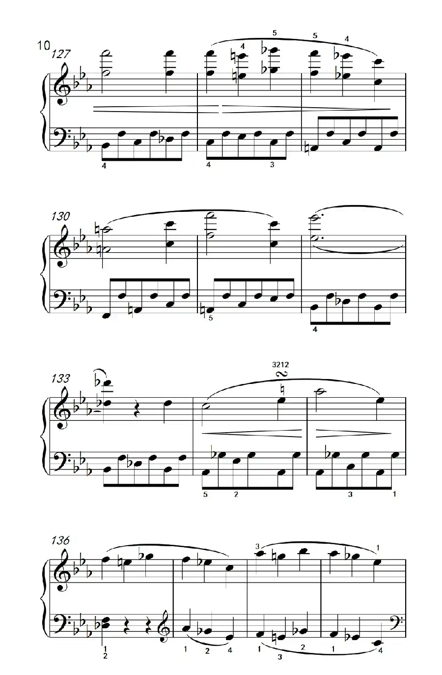 奏鸣曲 Opus 10 Nr.1 第一乐章(贝多芬奏鸣曲集 2)