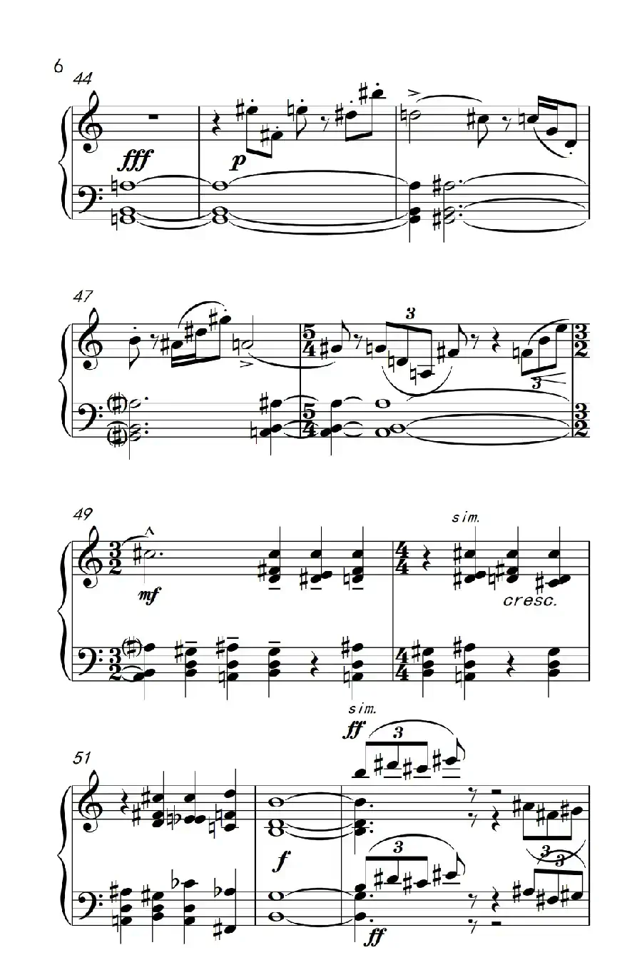 进行曲(巴托克 小宇宙 钢琴教程 6)