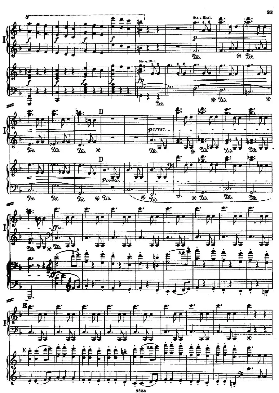 d小调第九交响曲 Op.125（双钢琴P33——42）