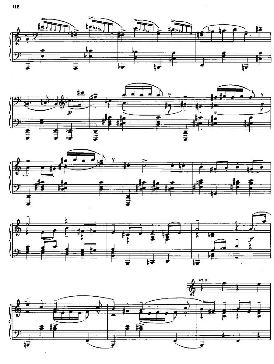Prokofiev - Ten Pieces Op.12（普罗科菲耶夫-10首小品·8）