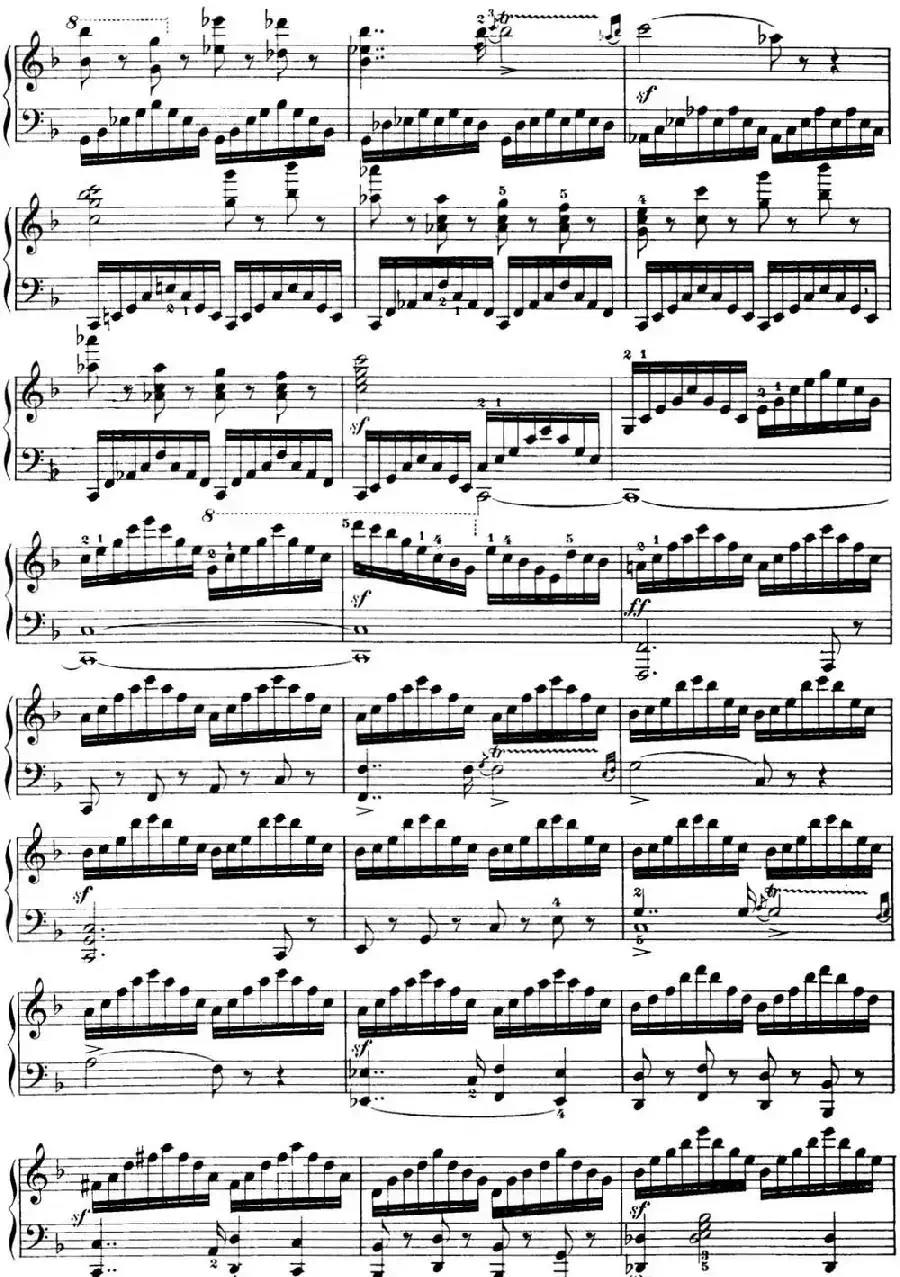 50首车尔尼Op.740钢琴手指灵巧技术练习曲(NO.46)