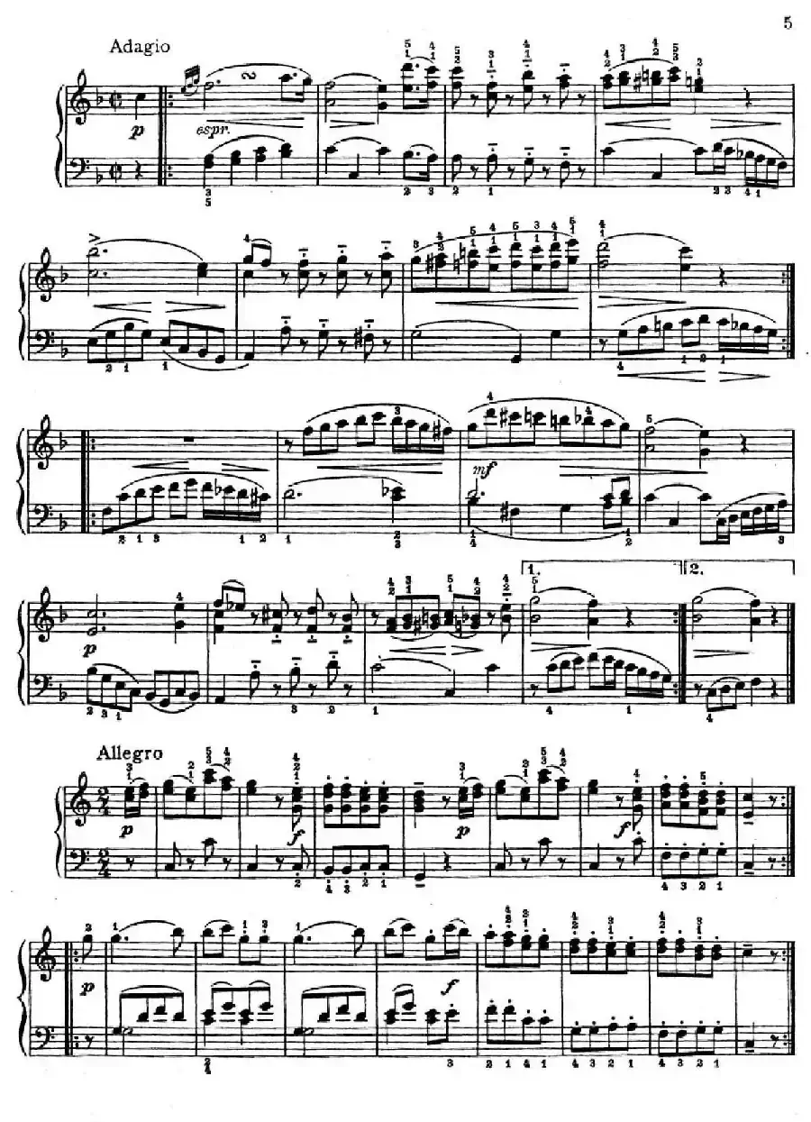 6 Viennese Sonatinas K.439b（6首维也纳小奏鸣曲·Ⅰ）