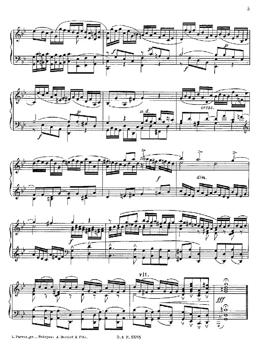 Fugue in g Minor BWV 578（g小调赋格·菲利普改编钢琴独奏版）