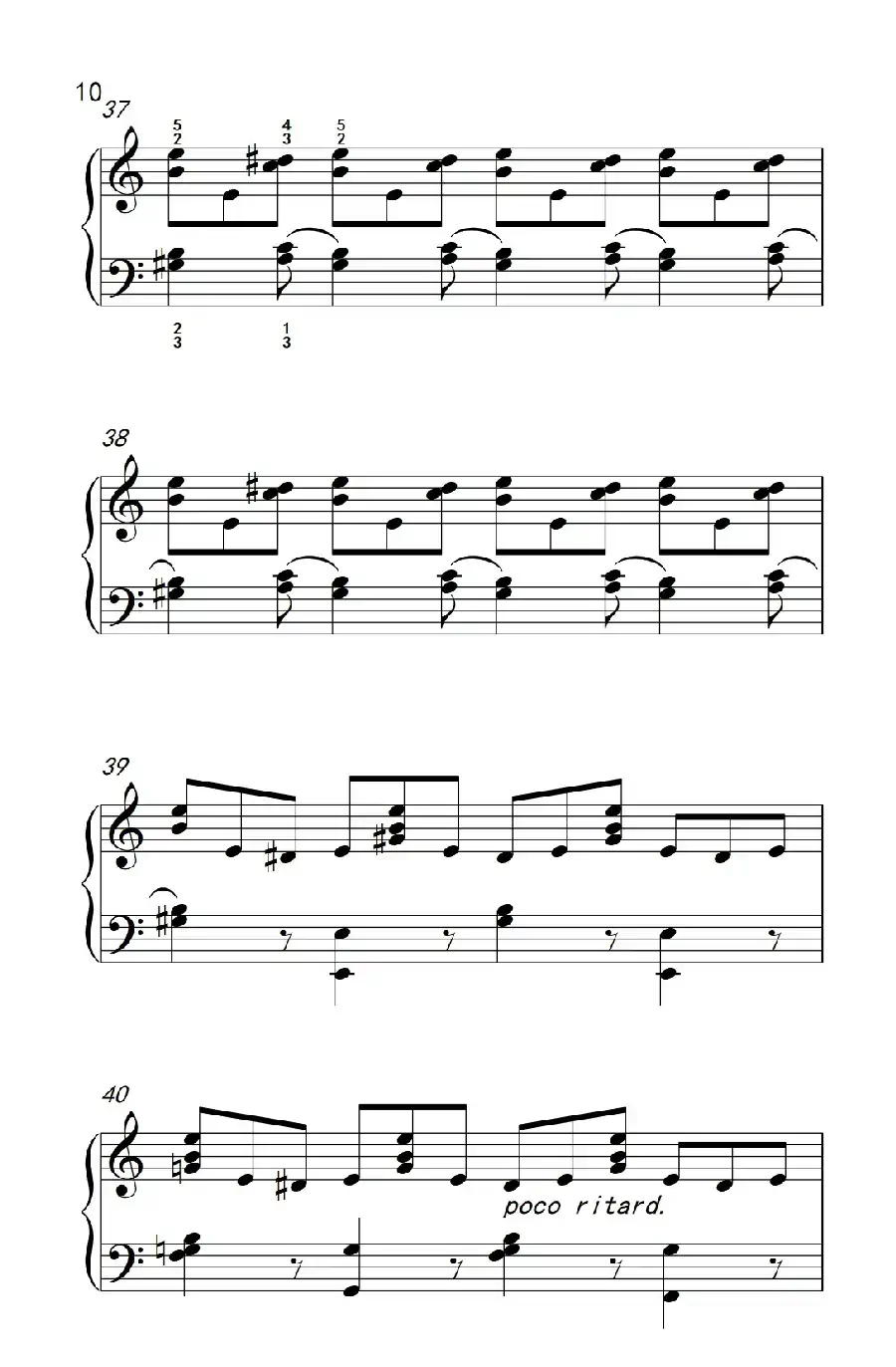 莫什科夫斯基 钢琴练习曲（第八首）