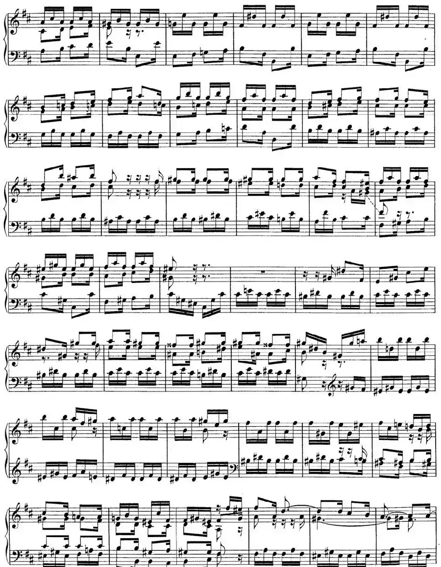Toccata BWV 912（7首托卡塔·No.3 D大调）