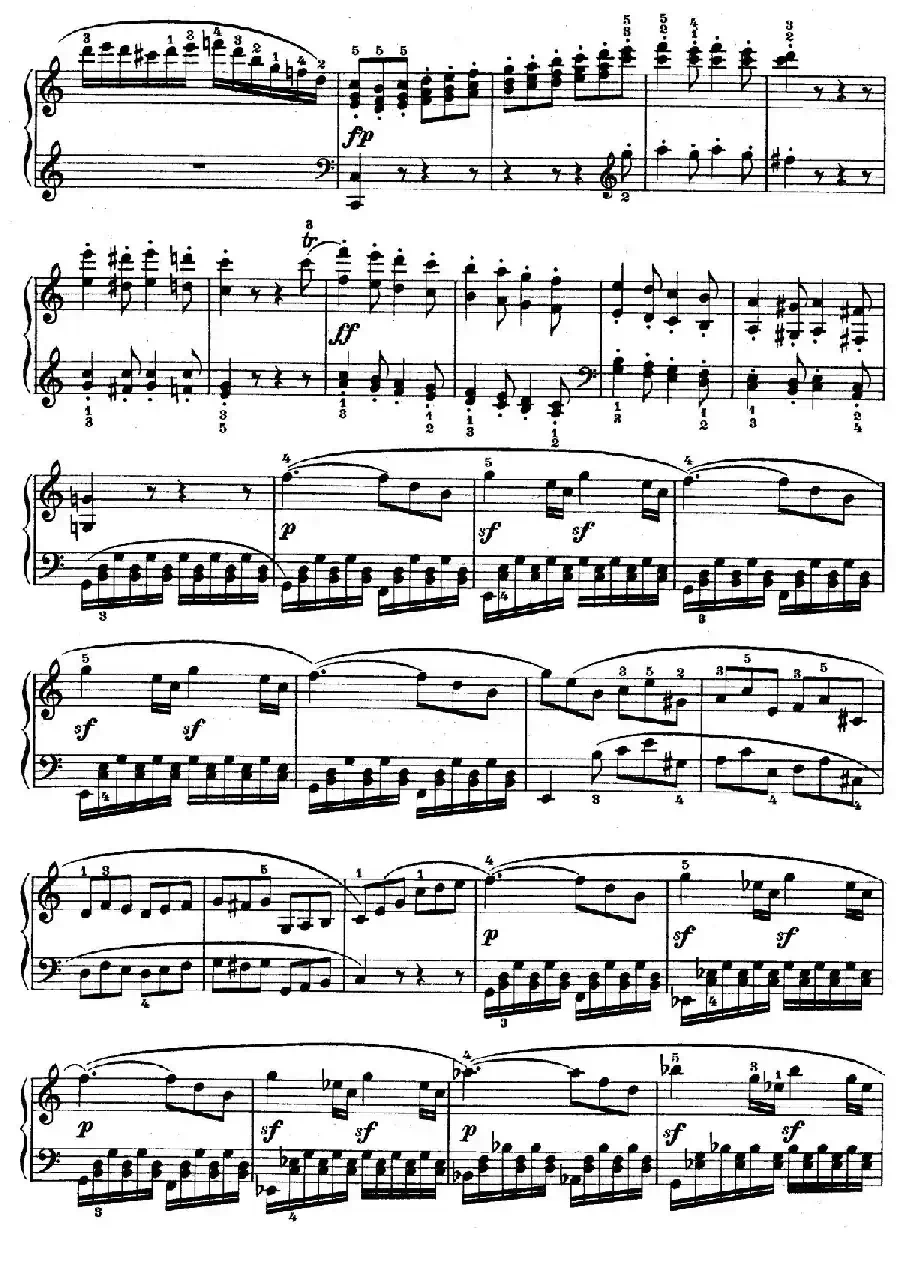 Piano Sonata in C Op.2 No.3（C大调第三钢琴奏鸣曲）