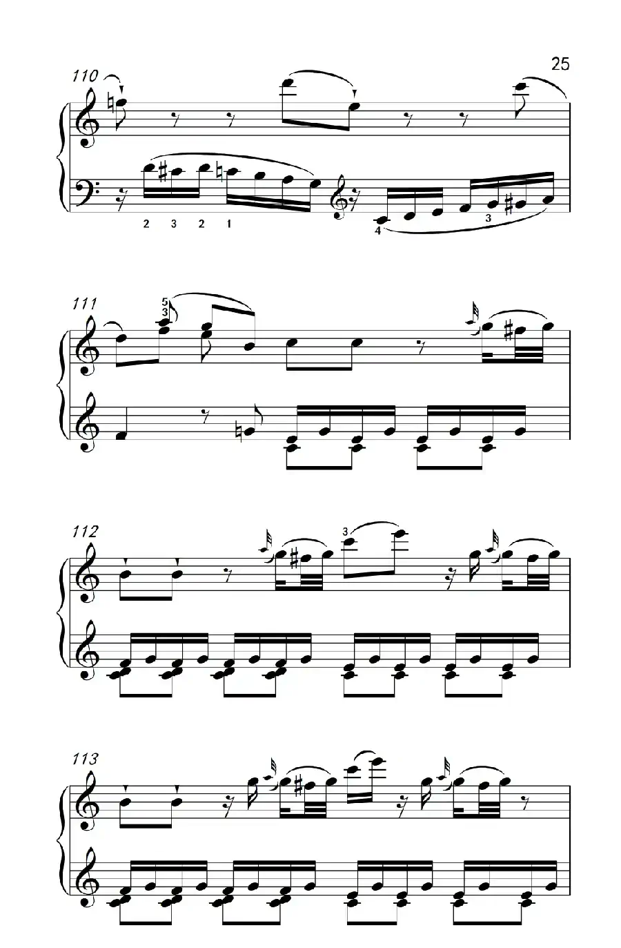 第九级1.C大调奏鸣曲 第一乐章 Hob.XVI 50（中央音乐学院 钢琴（业余）考级教程 7-9级）