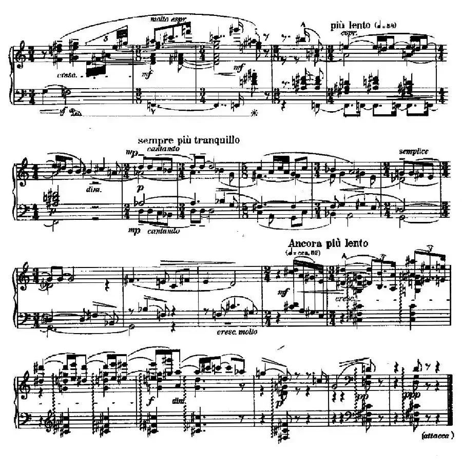 8 Improvisations Op.20（8首匈牙利民歌即兴曲·Ⅲ）
