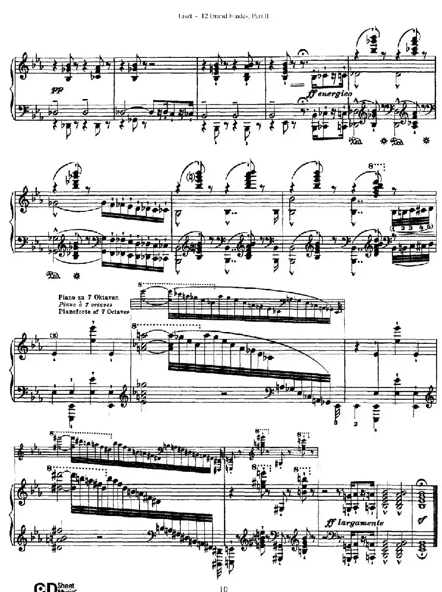 12 Grand Etudes S.137（12首华丽的练习曲·7）