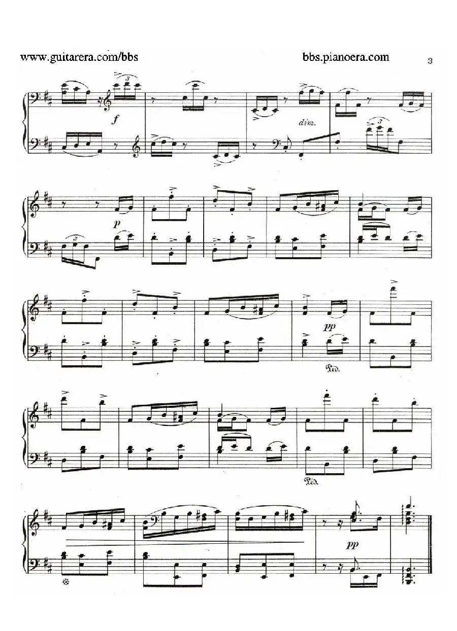 Eight Preludes Op.30（8首前奏曲 6. b小调）