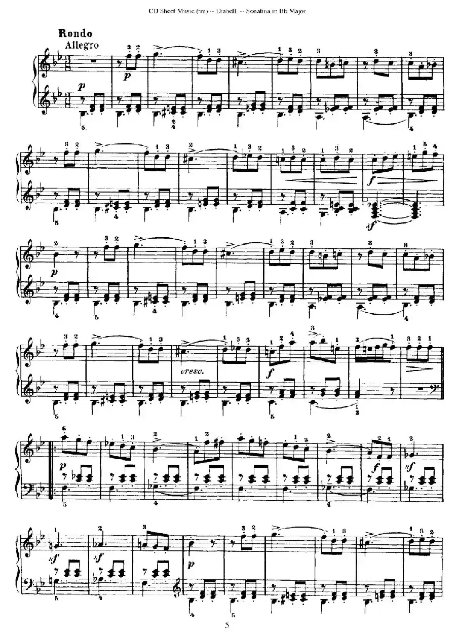 7 Piano Sonatinas Op.168（7首钢琴小奏鸣曲 No.4）