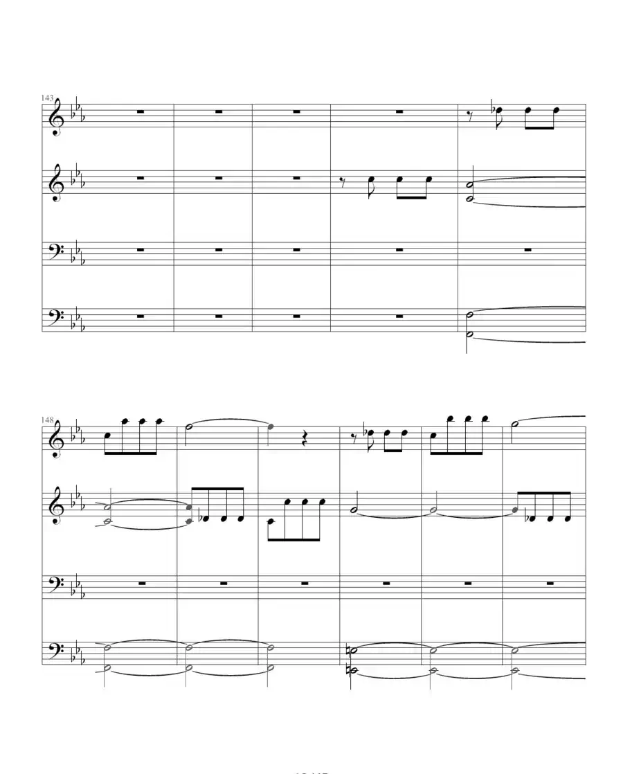 命运交响曲(四手联弹)