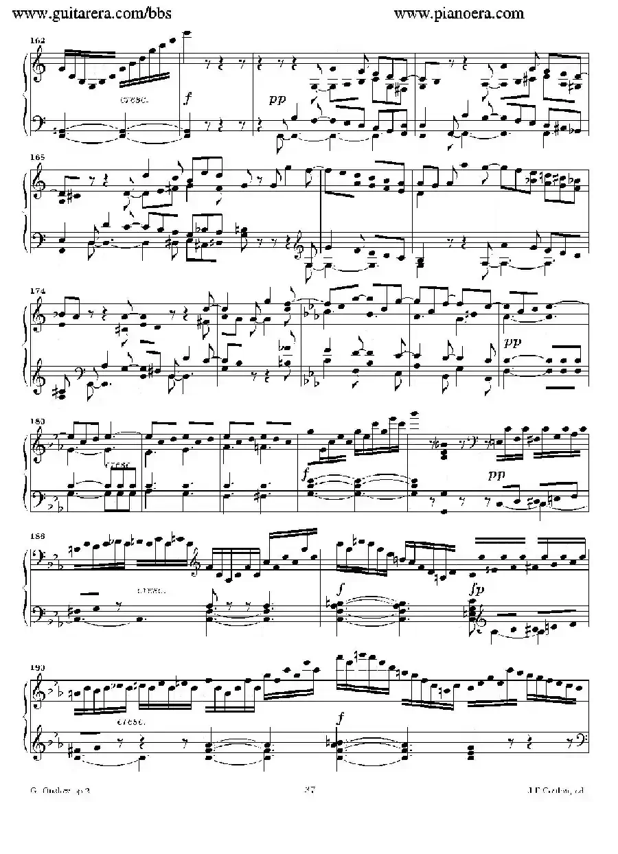 Grande Piano Sonata in c Minor Op.2（c小调华丽钢琴奏鸣曲·第四乐章）