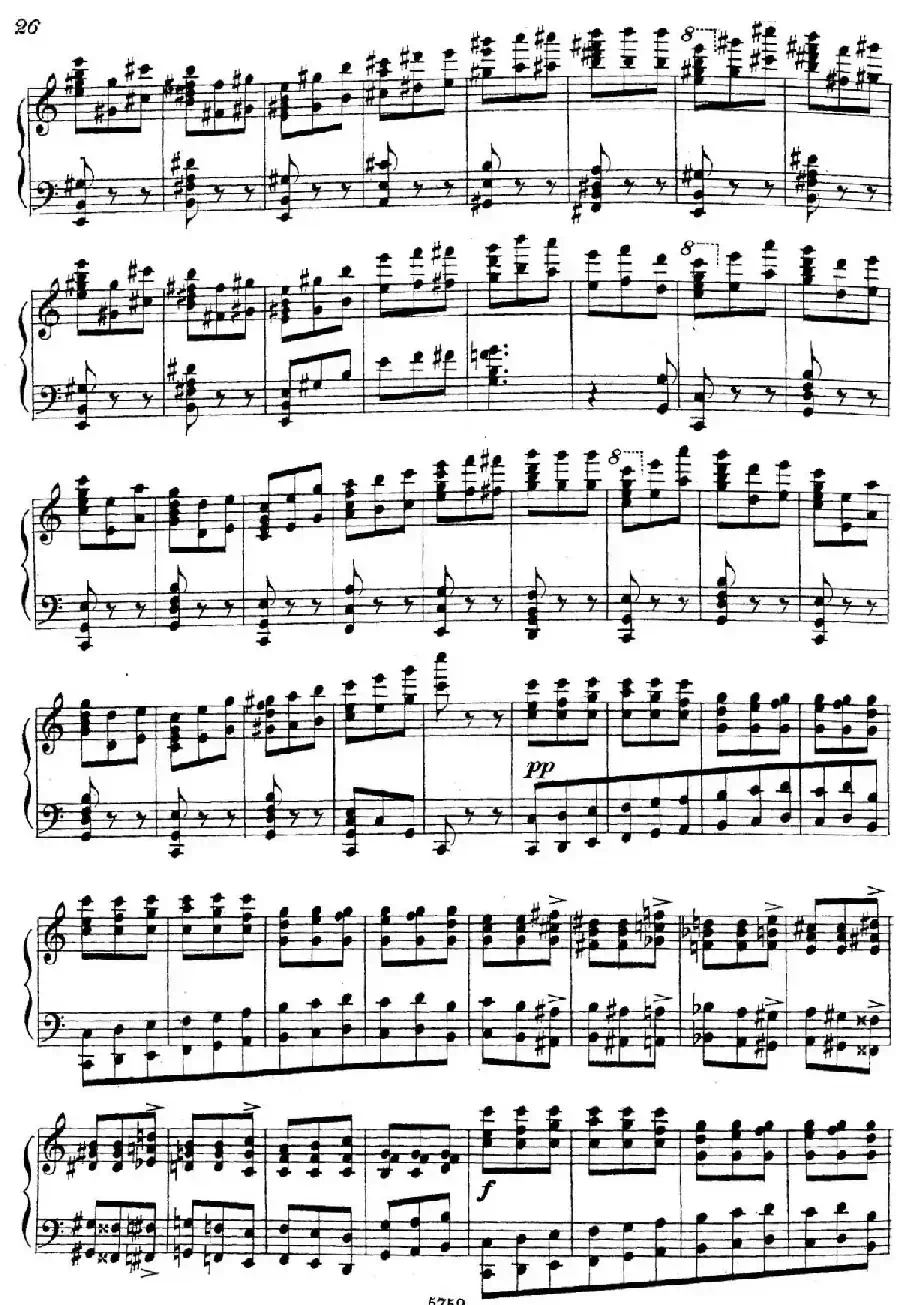 3首音乐会练习曲（Three Concert Etudes Op.24）（Ⅲ）