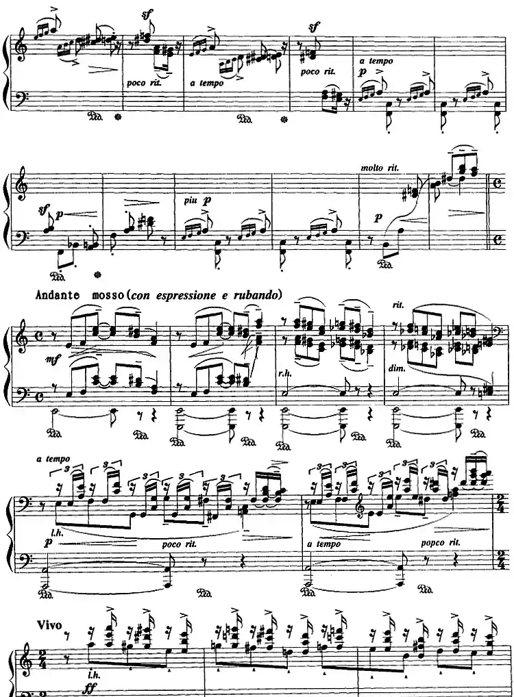 现代钢琴曲：20、小品