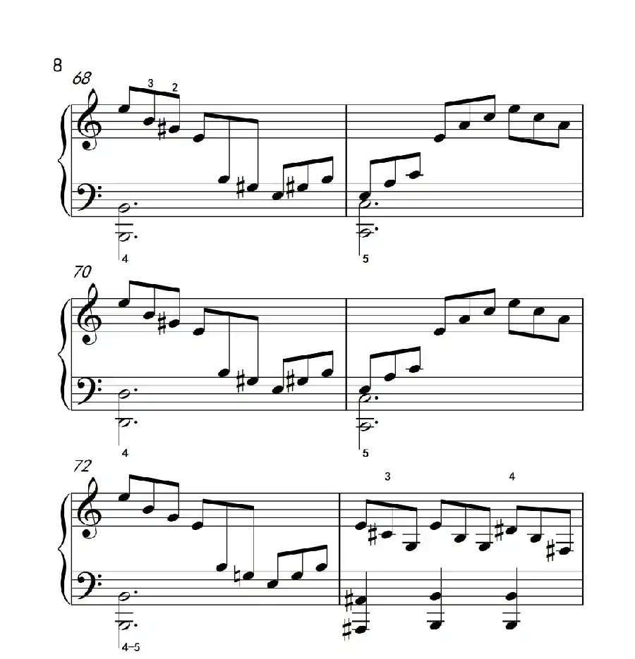 奏鸣曲 Opus 2 Nr.3 第三乐章(贝多芬奏鸣曲集 1)