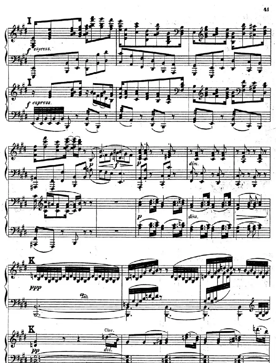 Symphony No.4 in e Minor Op.98（e小调第四交响曲·双钢琴）