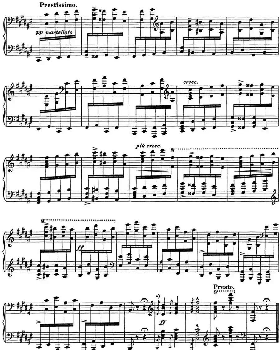 李斯特 匈牙利狂想曲 Hungarian Rhapsodies S.244 No.2