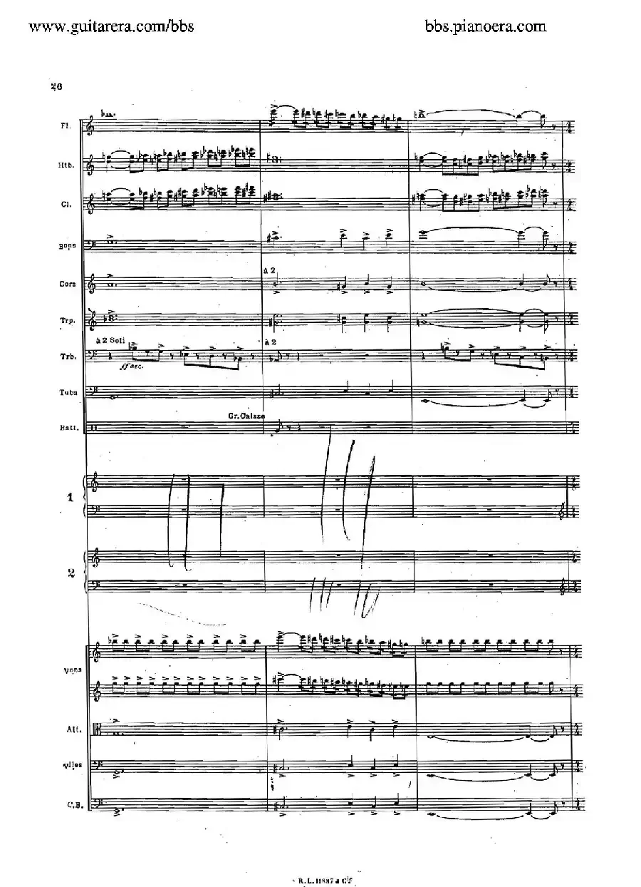 Concerto for 2 Pianos in d Minor（d小调双钢琴协奏曲·总谱）