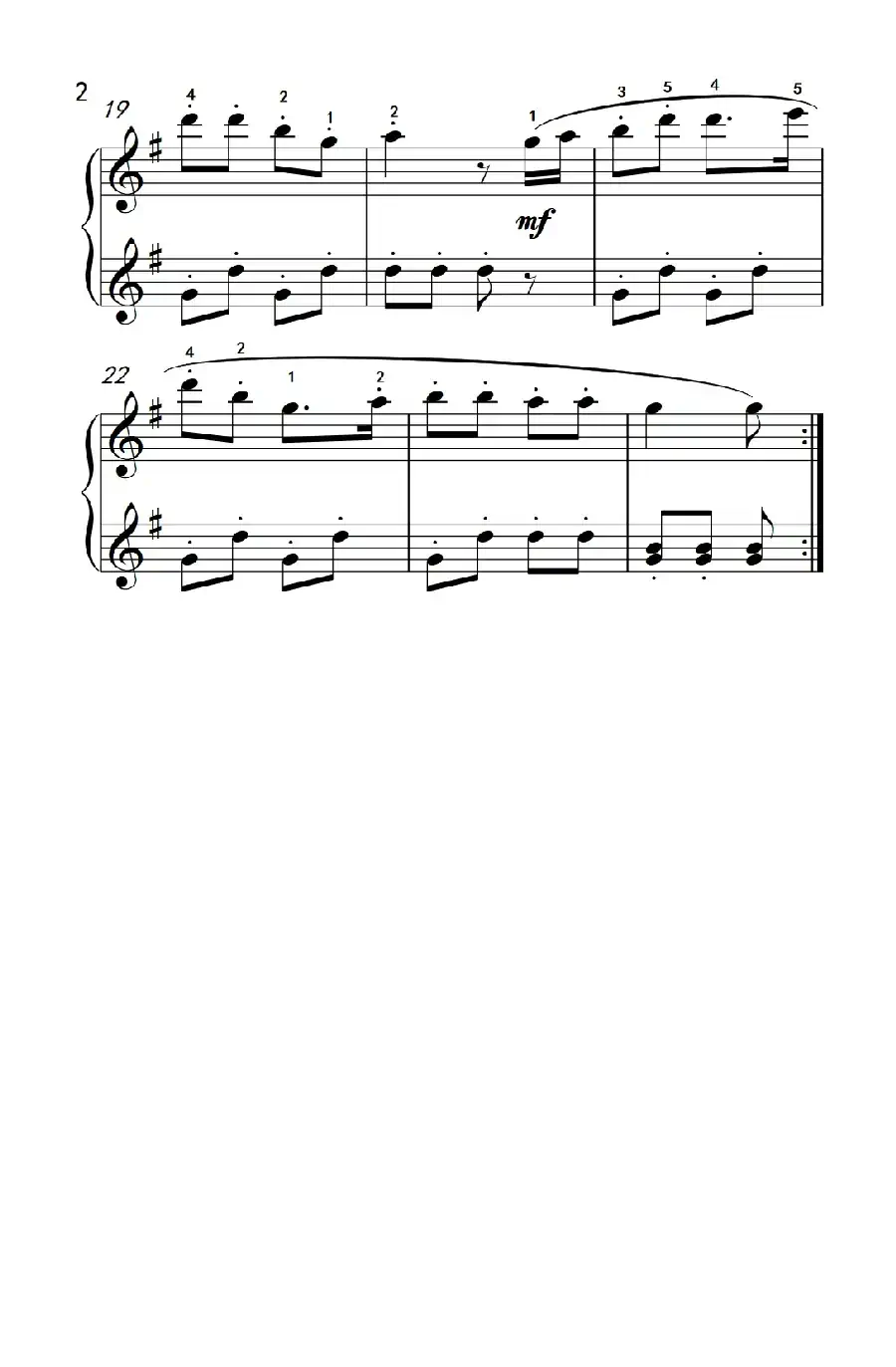 哦，苏珊娜（老年大学 钢琴教程 2）