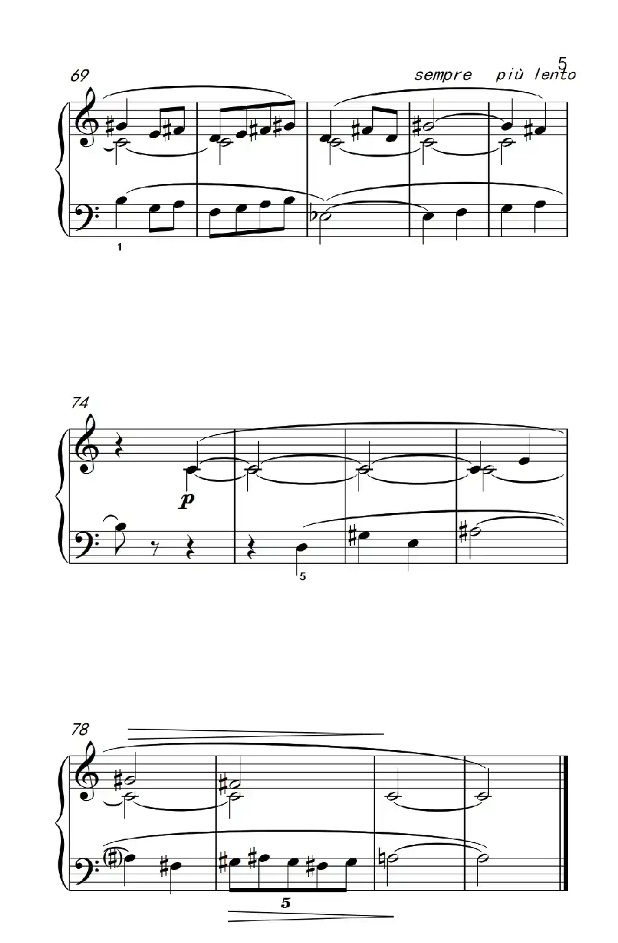 全音音阶（巴托克 小宇宙 钢琴教程 5）