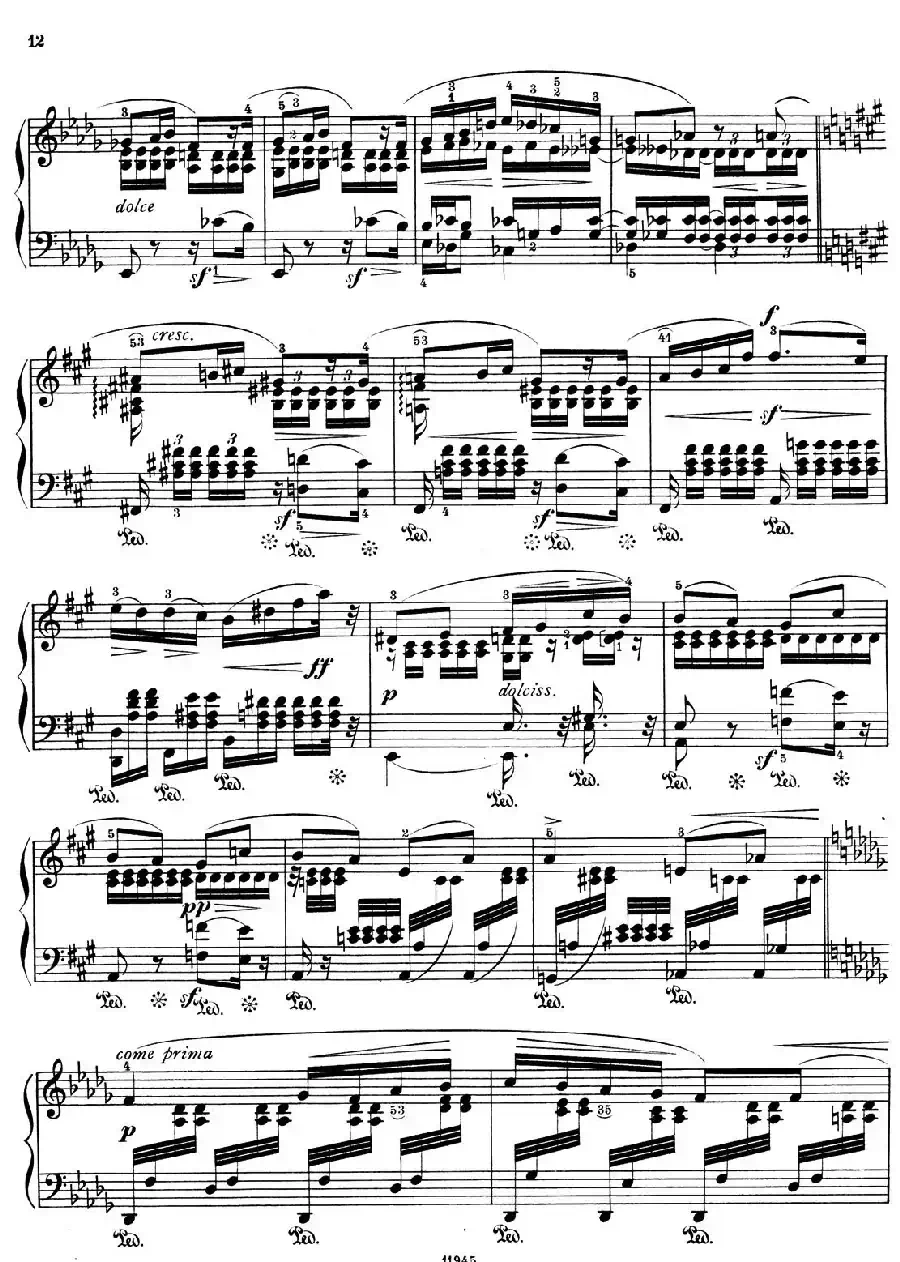 a小调第一组曲 Op.69（4、ARIA）