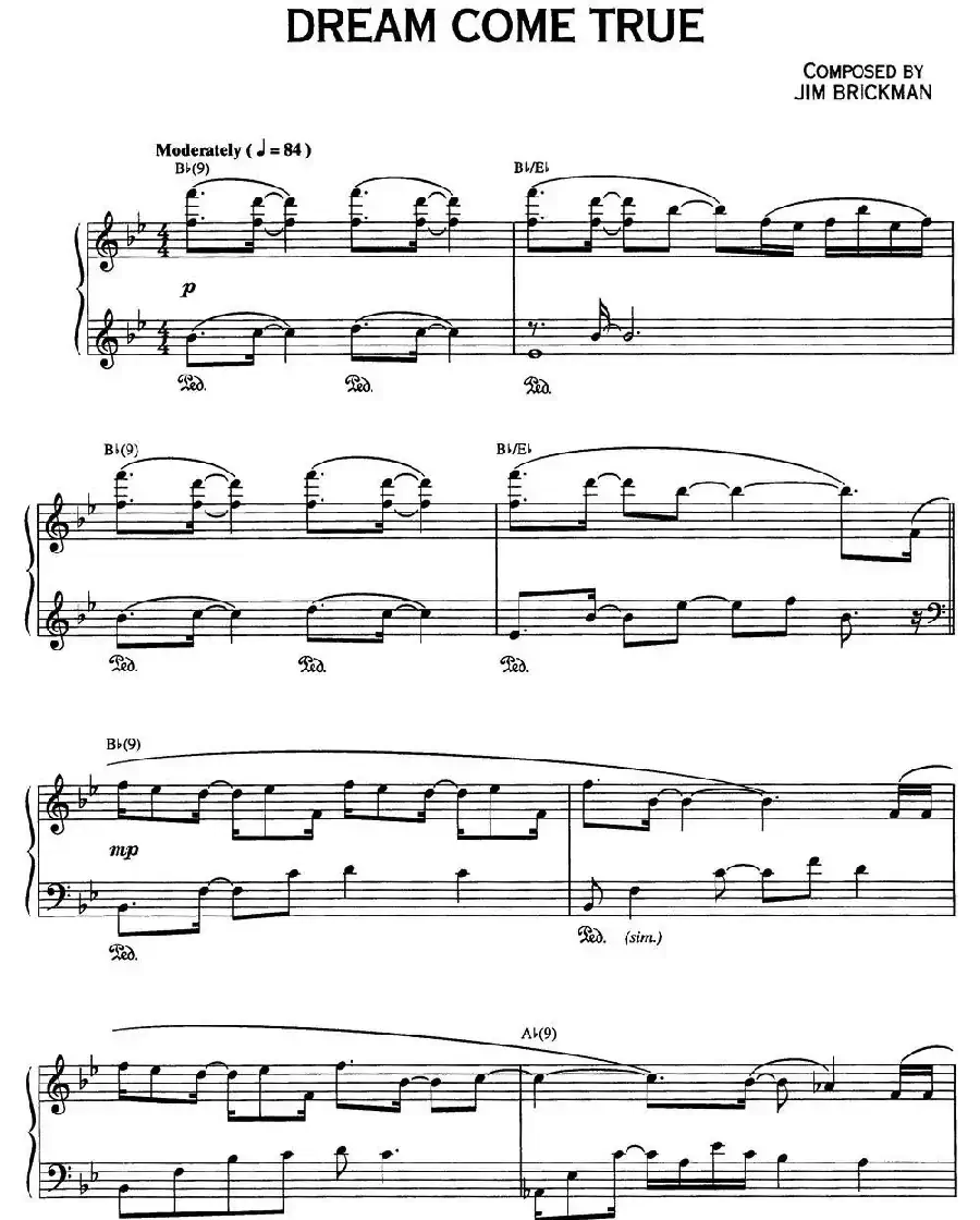 DREAM COME TRUE