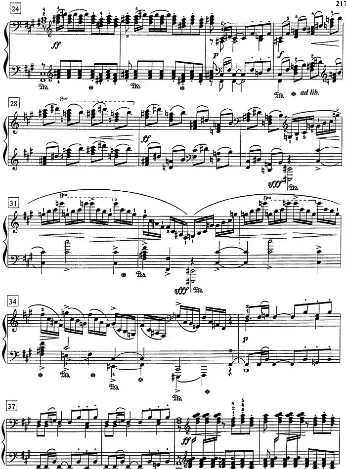 钢琴教程第八级 中外乐曲（小丑 Op.3 No.4）
