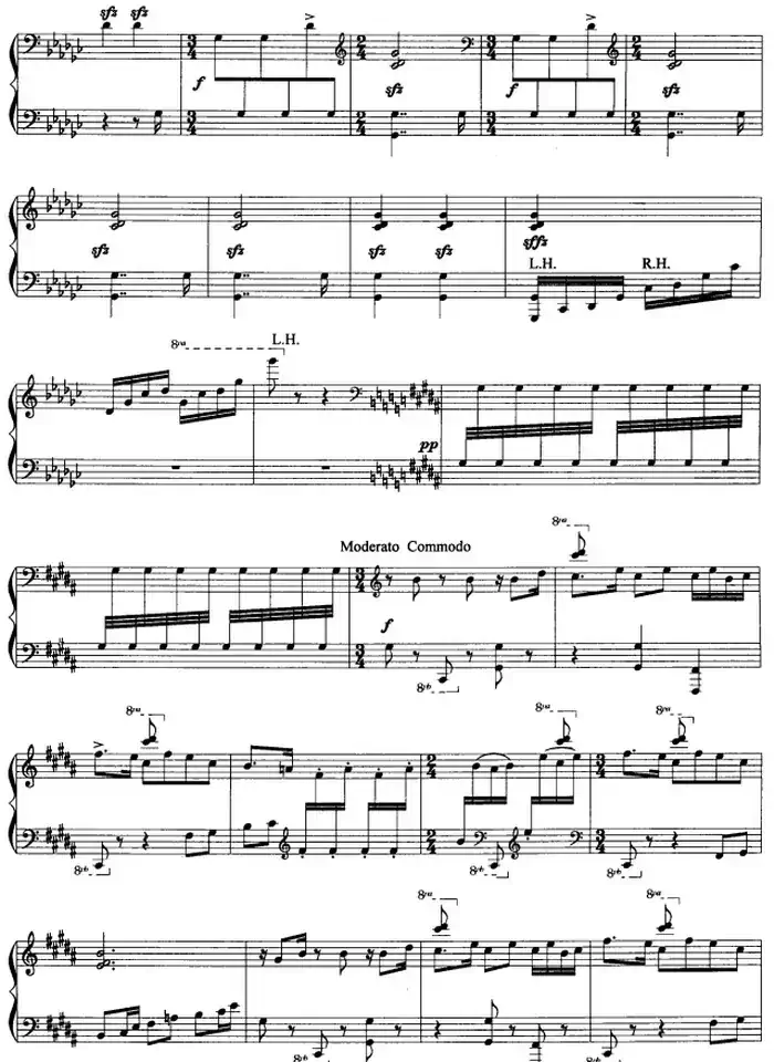 头场大闹(钢琴曲中国组曲之一)