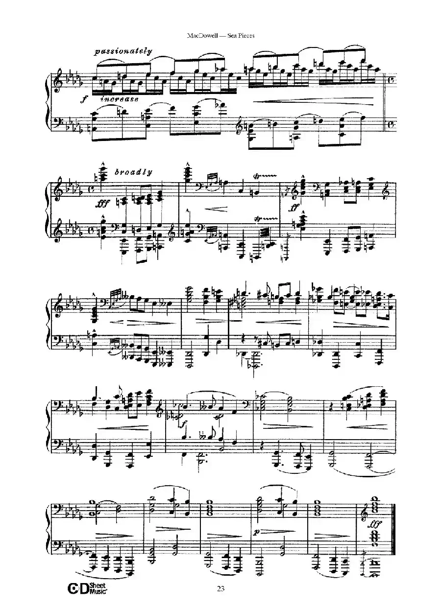 海景 Sea Pieces Op.55（No.8）