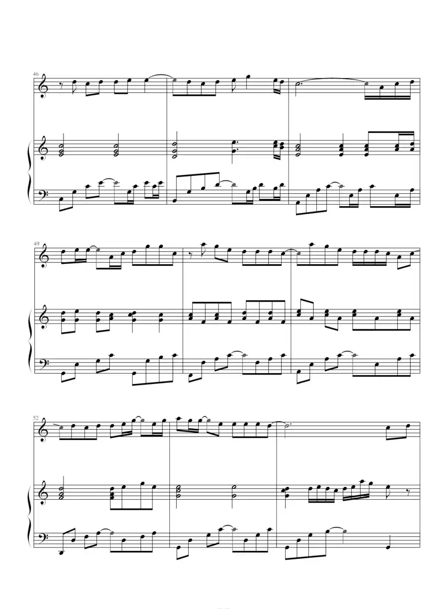 萤火（钢琴伴奏谱）