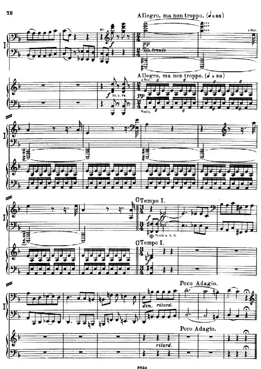 d小调第九交响曲 Op.125（双钢琴P63——72）