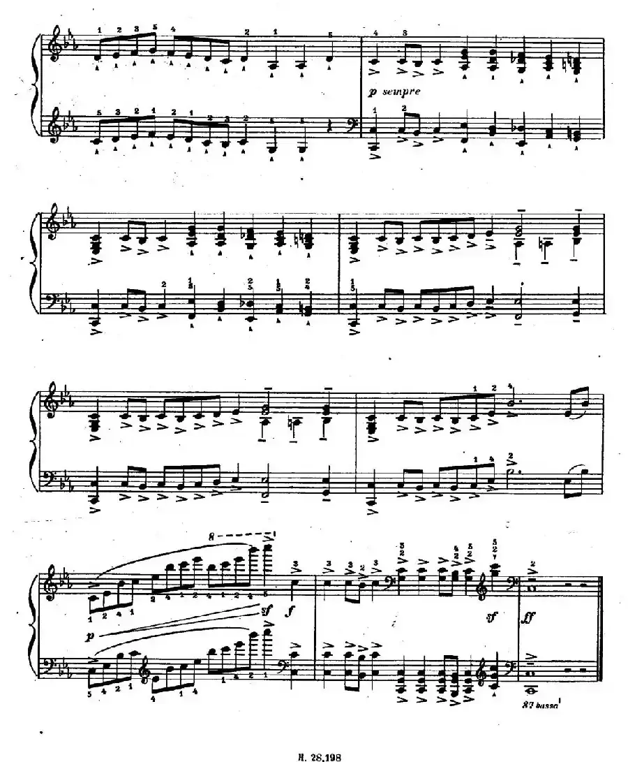 Ten Bagatelles Op.5 （10首小品·1. c小调）