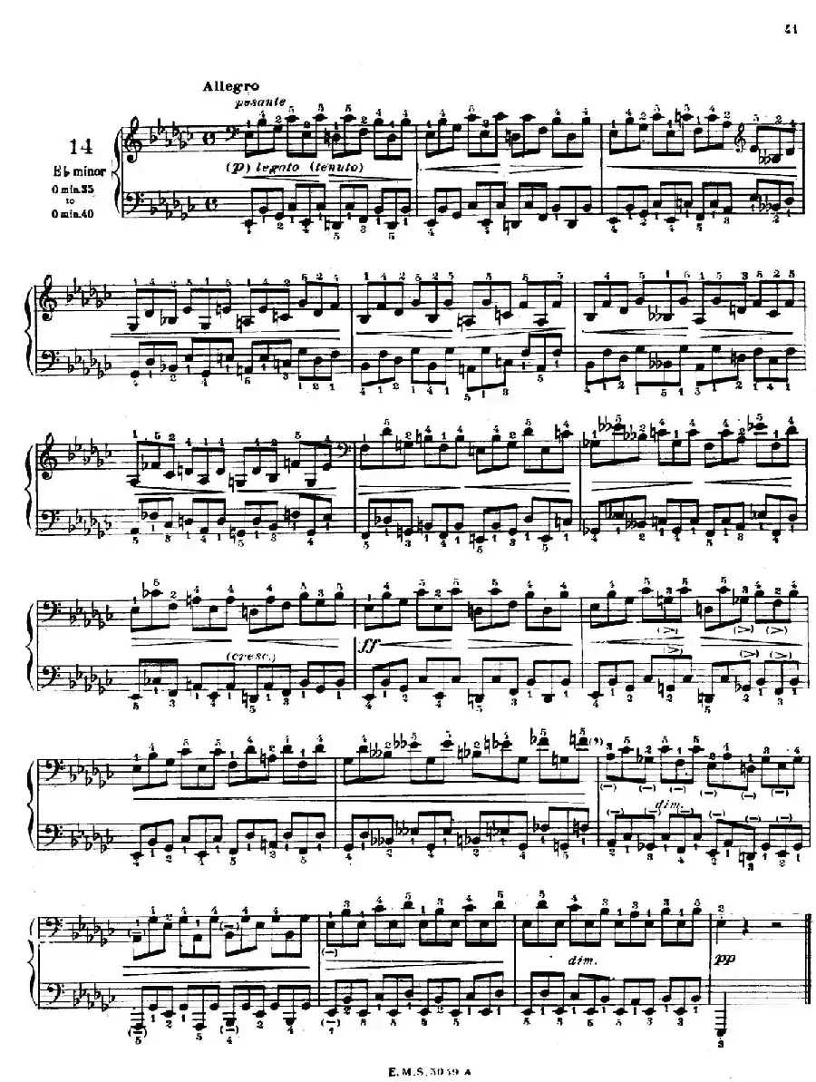Preludes Op.28（24首前奏曲·14）